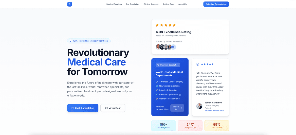Website Development Showcase 1
